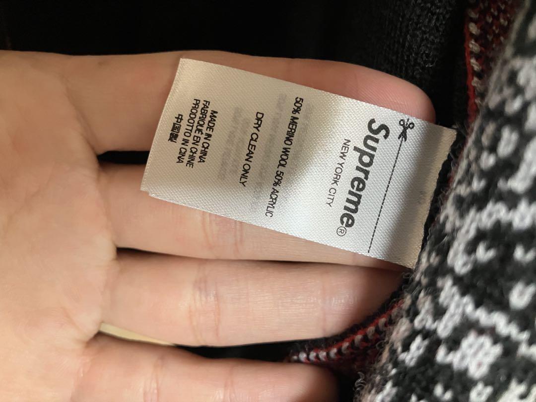 トップス Supreme GradientStripe ZipUp Cardigan