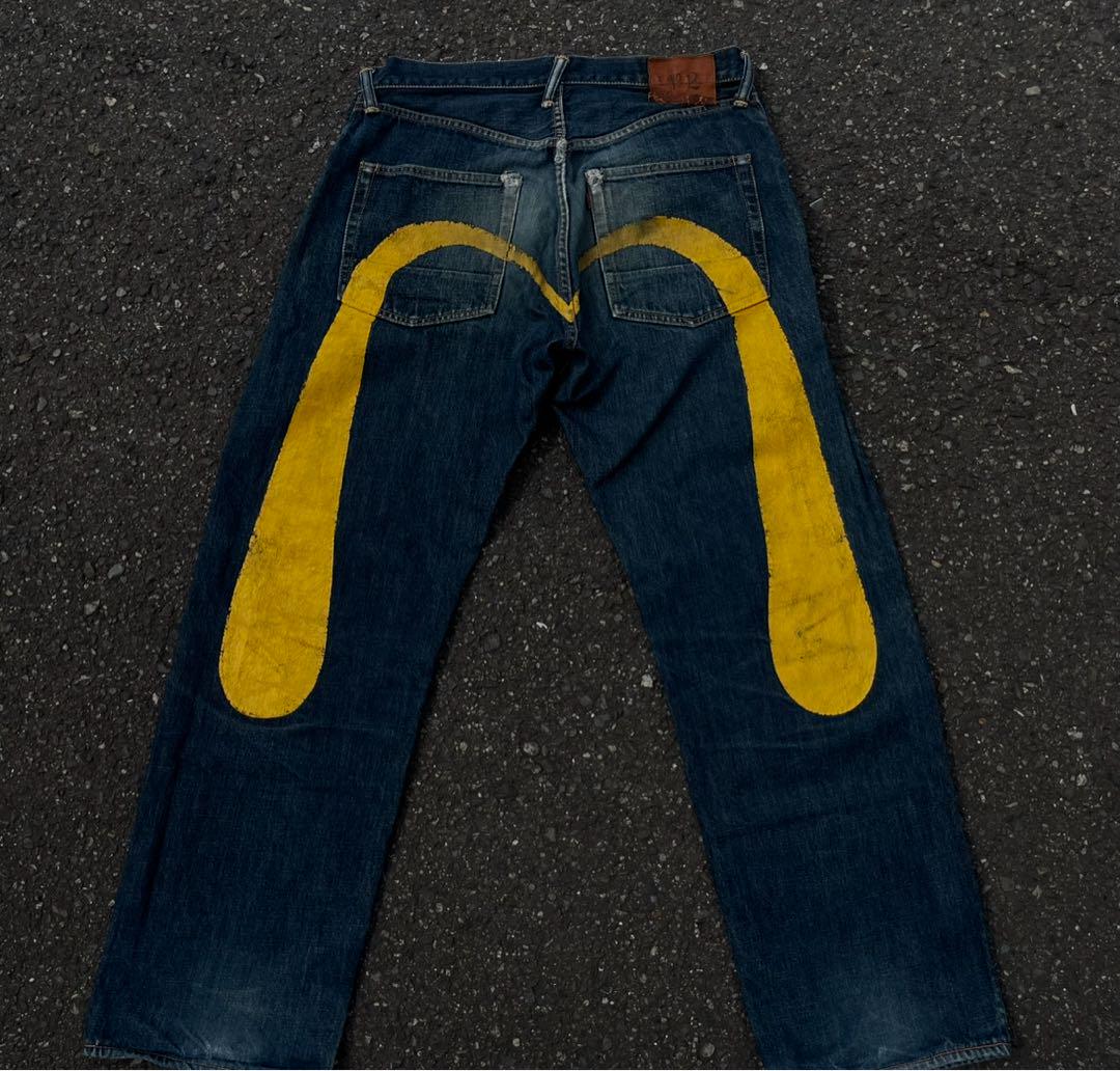 【大人気❗️】EVISU ビッグカモメNO.2 LOT2001 33×35 大黒