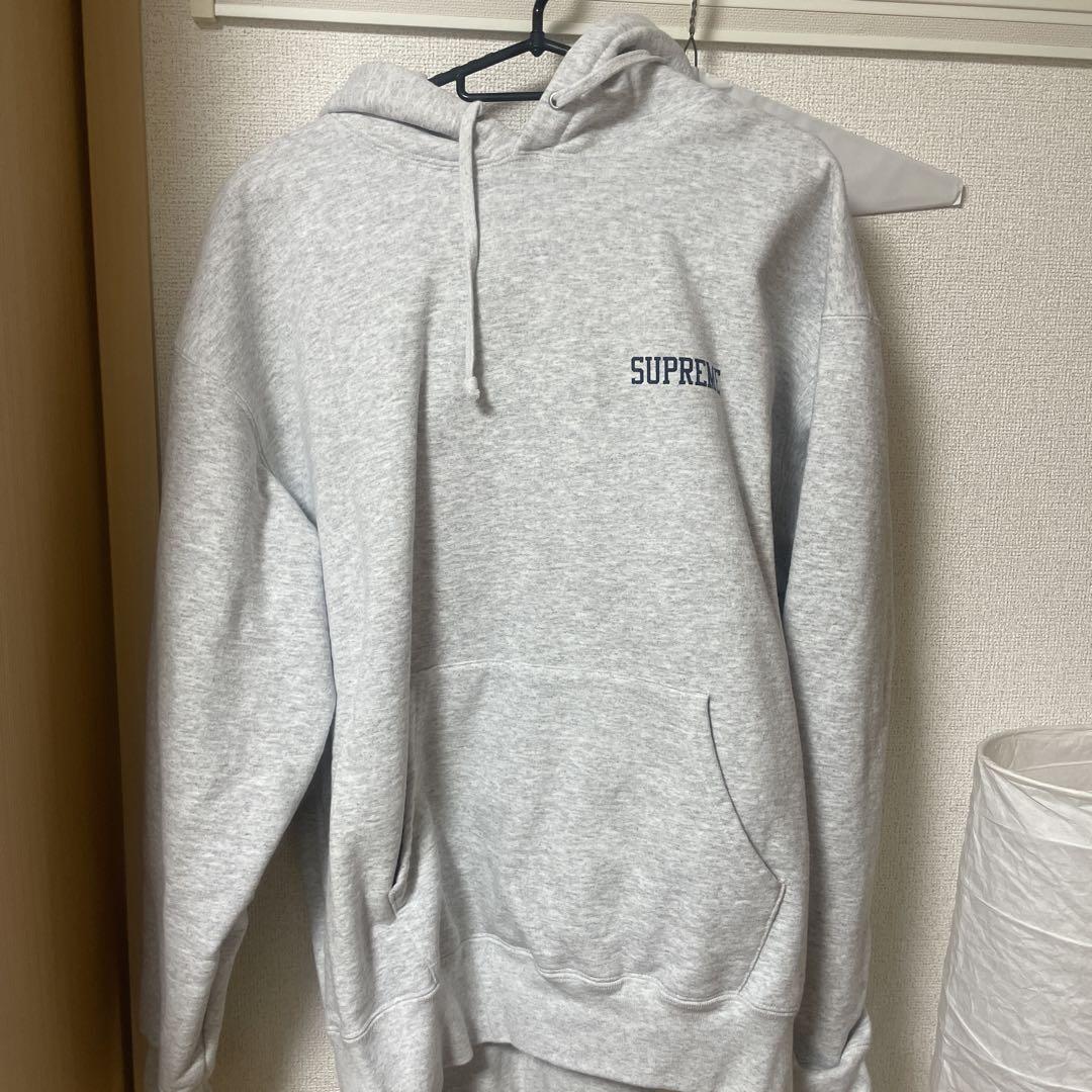 Supreme ON GODグレー パーカー バックプリント