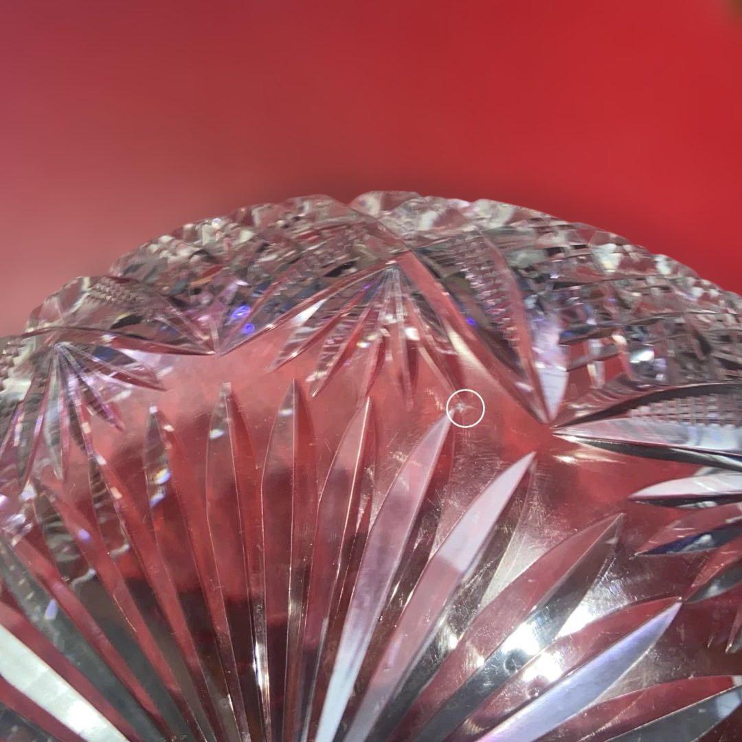 バカラ 大型切子鉢　ボウル Baccarat アンティーク品