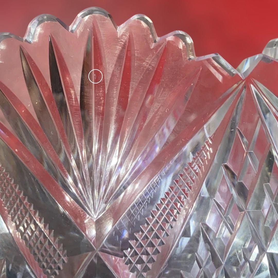 バカラ 大型切子鉢　ボウル Baccarat アンティーク品