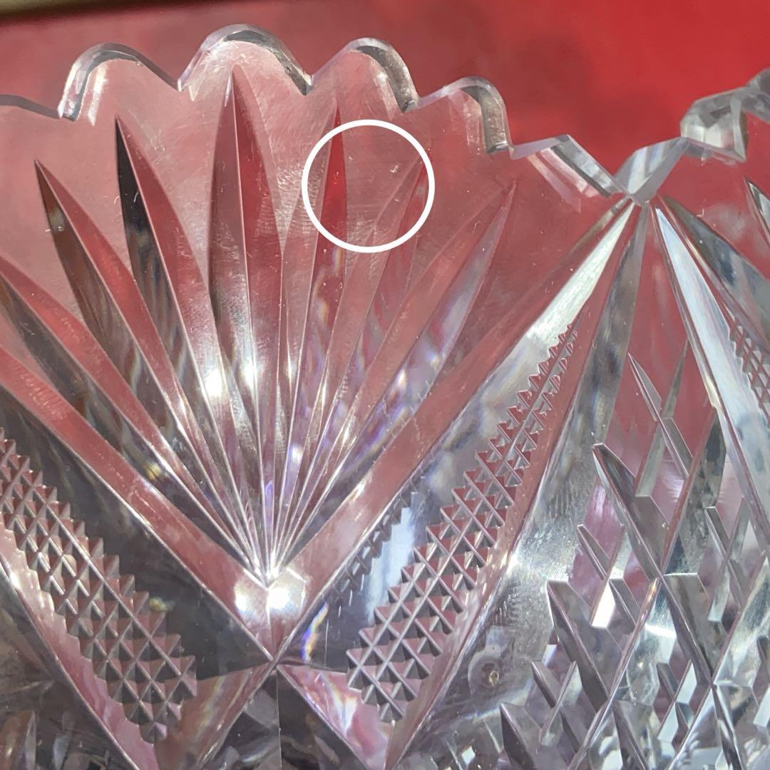バカラ 大型切子鉢　ボウル Baccarat アンティーク品