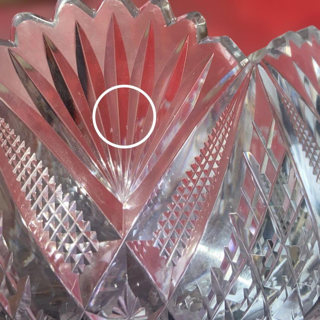 バカラ 大型切子鉢　ボウル Baccarat アンティーク品