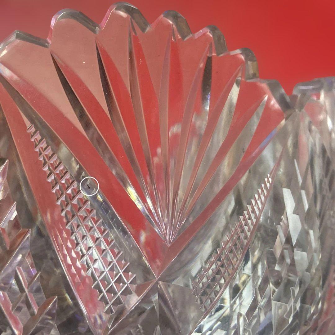 バカラ 大型切子鉢　ボウル Baccarat アンティーク品