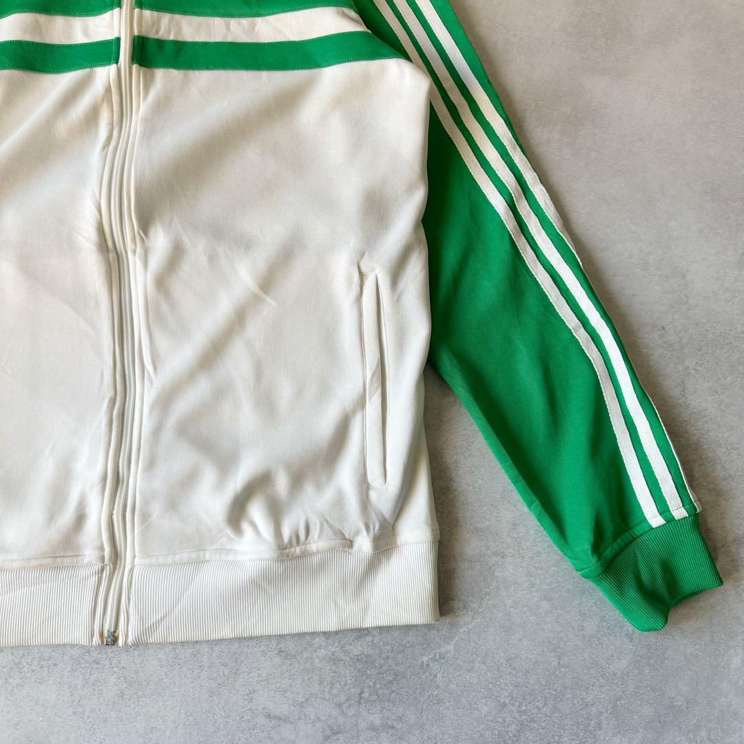 adidas アディダス トラックジャケット Mサイズ 古着 グリーン
