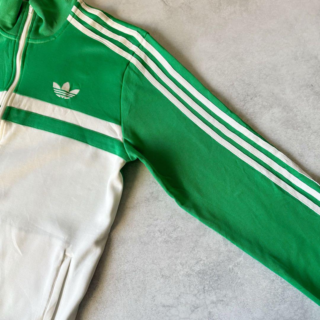 adidas アディダス トラックジャケット Mサイズ 古着 グリーン