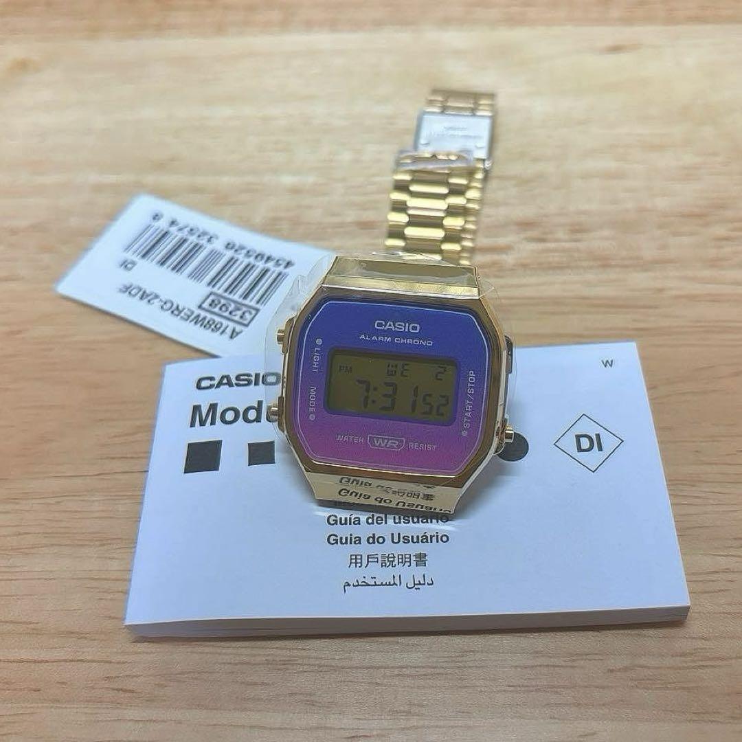 casioカシオ スタンダード　チープカシオA168WERG-2A ゴールド