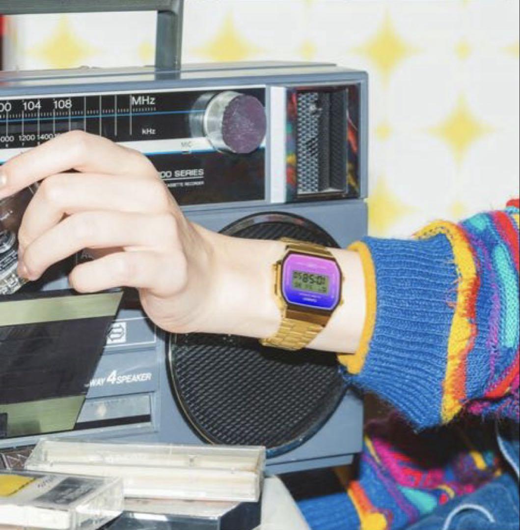 casioカシオ スタンダード　チープカシオA168WERG-2A ゴールド
