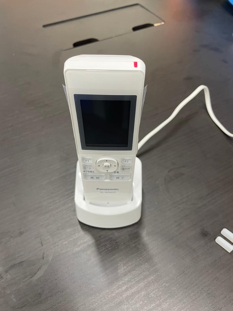 美品 Panasonic ワイヤレスモニター付 テレビドアホン 子機 動作