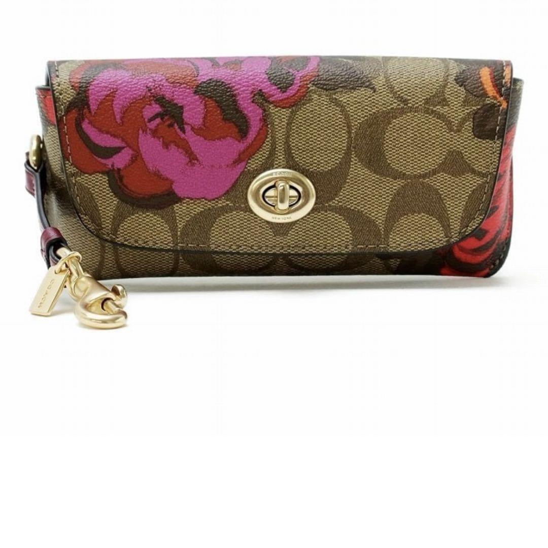 新品　coach サングラスケース　フローラル