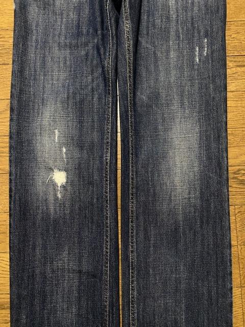 ドルチェ&ガッバーナ ロゴメタルプレート デニム h8WRK-m43284469520 G4A8TD ダメージ加工 超激得即納