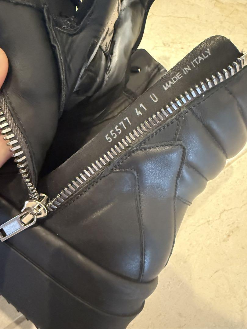 RICK OWENS MEGA BUMPER GEOBASKETブラック　41