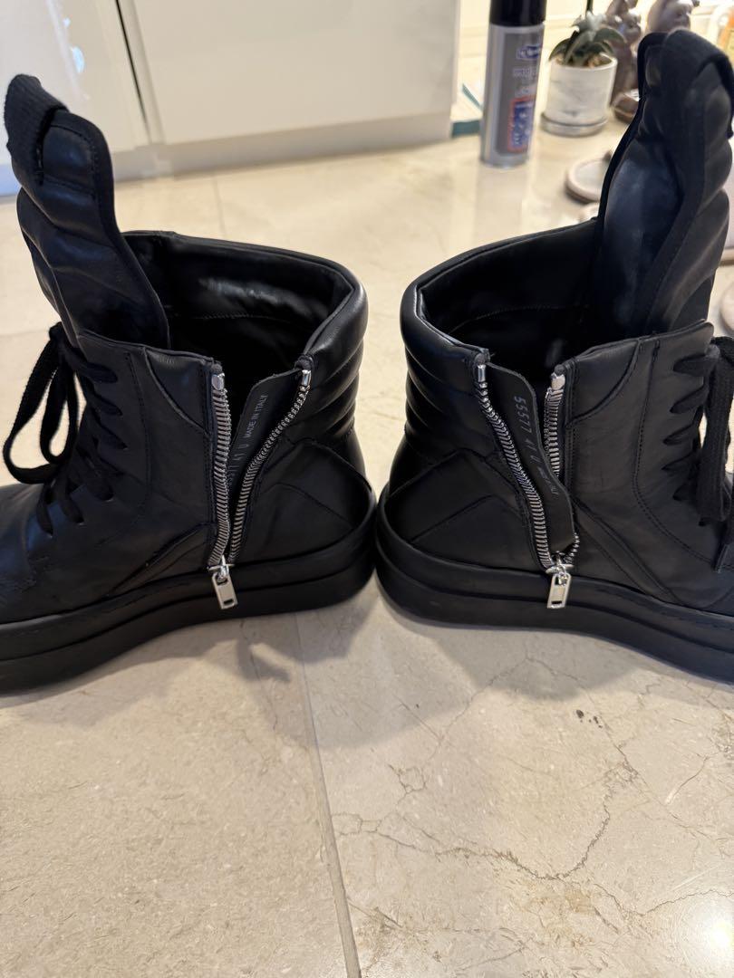 RICK OWENS MEGA BUMPER GEOBASKETブラック　41
