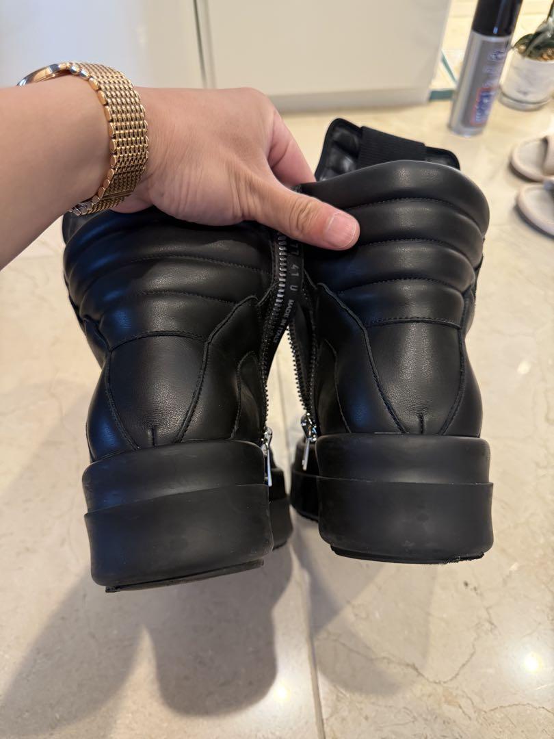 RICK OWENS MEGA BUMPER GEOBASKETブラック　41
