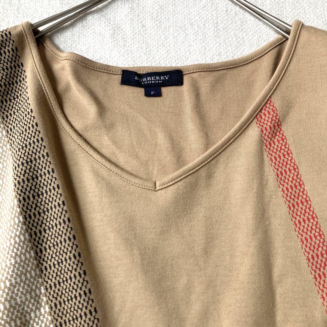 バーバリーロンドン メガチェック カットソー Tシャツ 半袖
