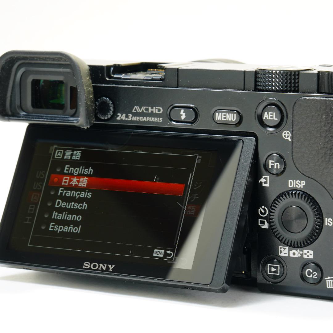 S393枚 Sony α6000 パワーズームキット ブラック 高画質 軽量