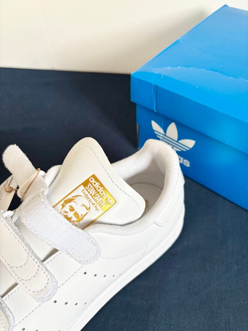 新品未使用26.5cm スタンスミスCF ベルクロ アディダス ゴールド 送料込