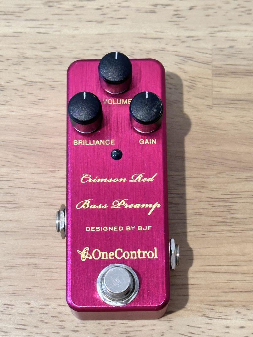 ベース One Control Crimson Red Bass Preamp