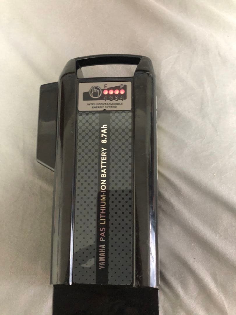 YAMAHA(ヤマハ)リチウムイオンバッテリー8.7Ah Black(極美品)。