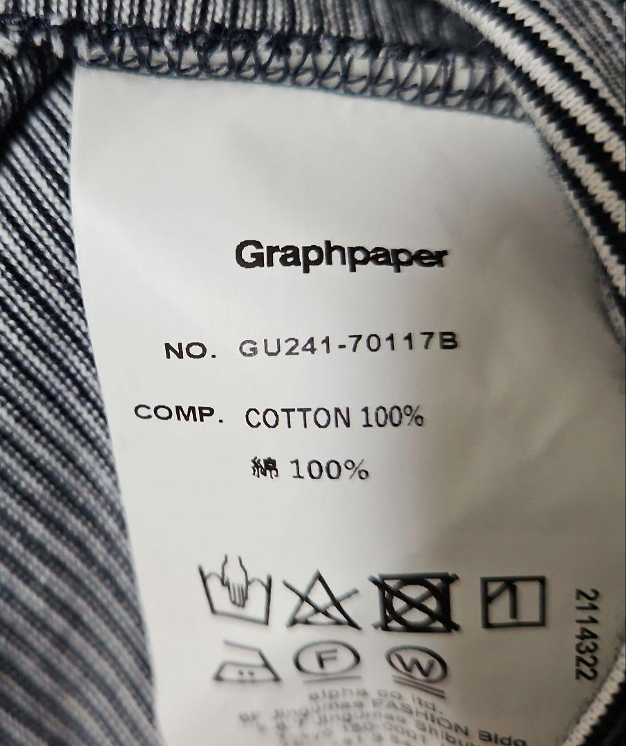 だー【Graphpaper】 NarrowBorder ロングスリーブT