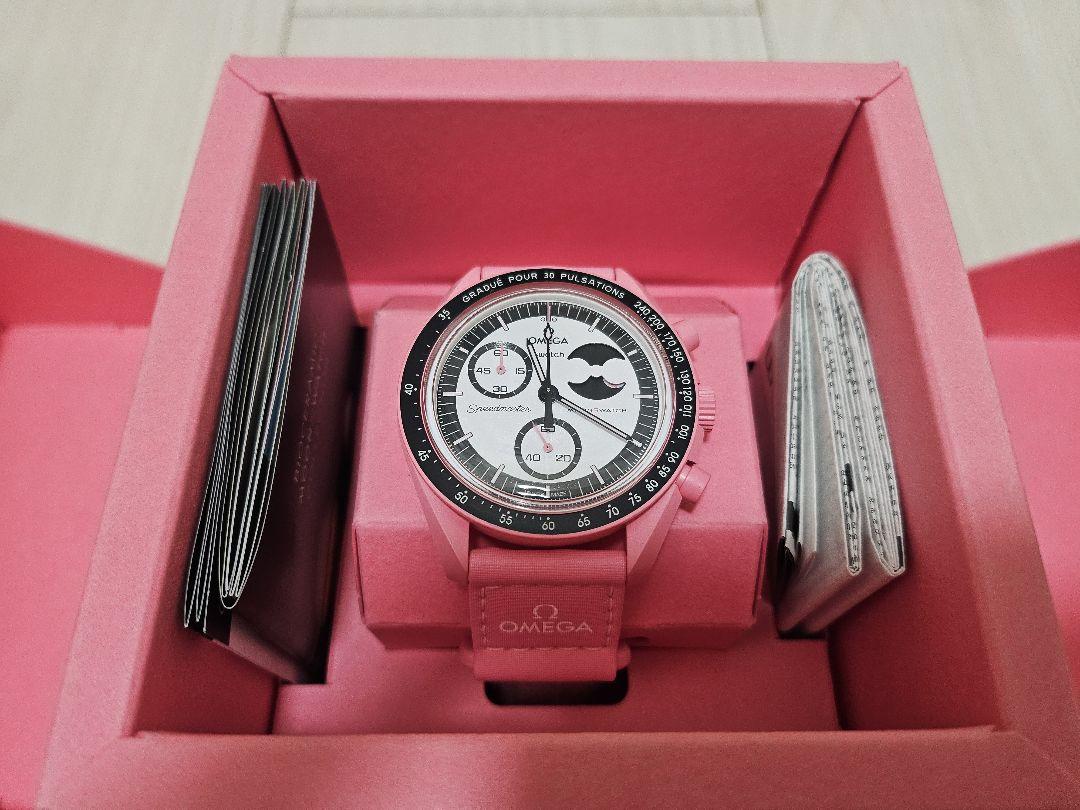 Swatch×OMEGA Speedmaster moonswatch pink