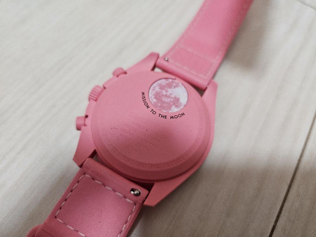 Swatch×OMEGA Speedmaster moonswatch pink