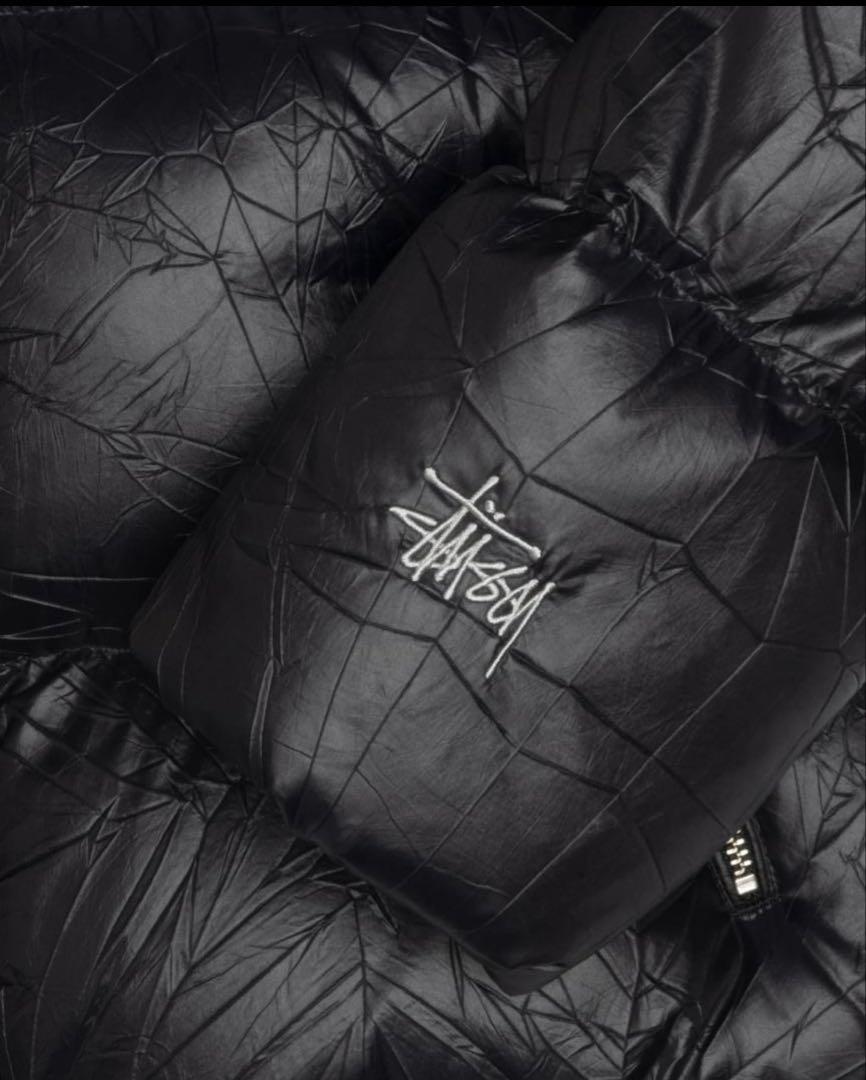 ジャケット・アウター Stussy DOWN PUFFER WRINKLED NYLON