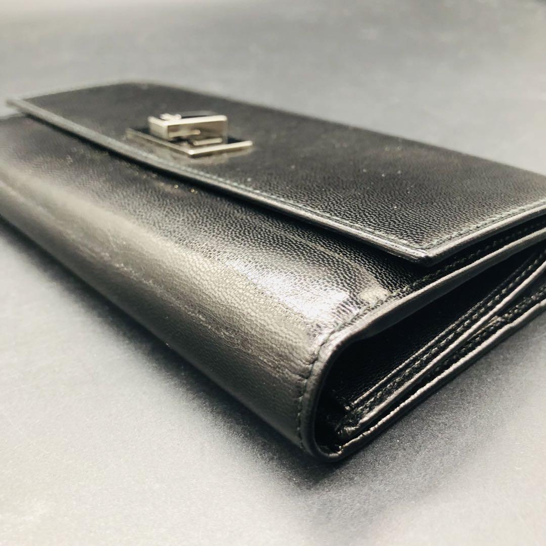 GUCCI グッチ 長財布 レザー 訳あり ブラック