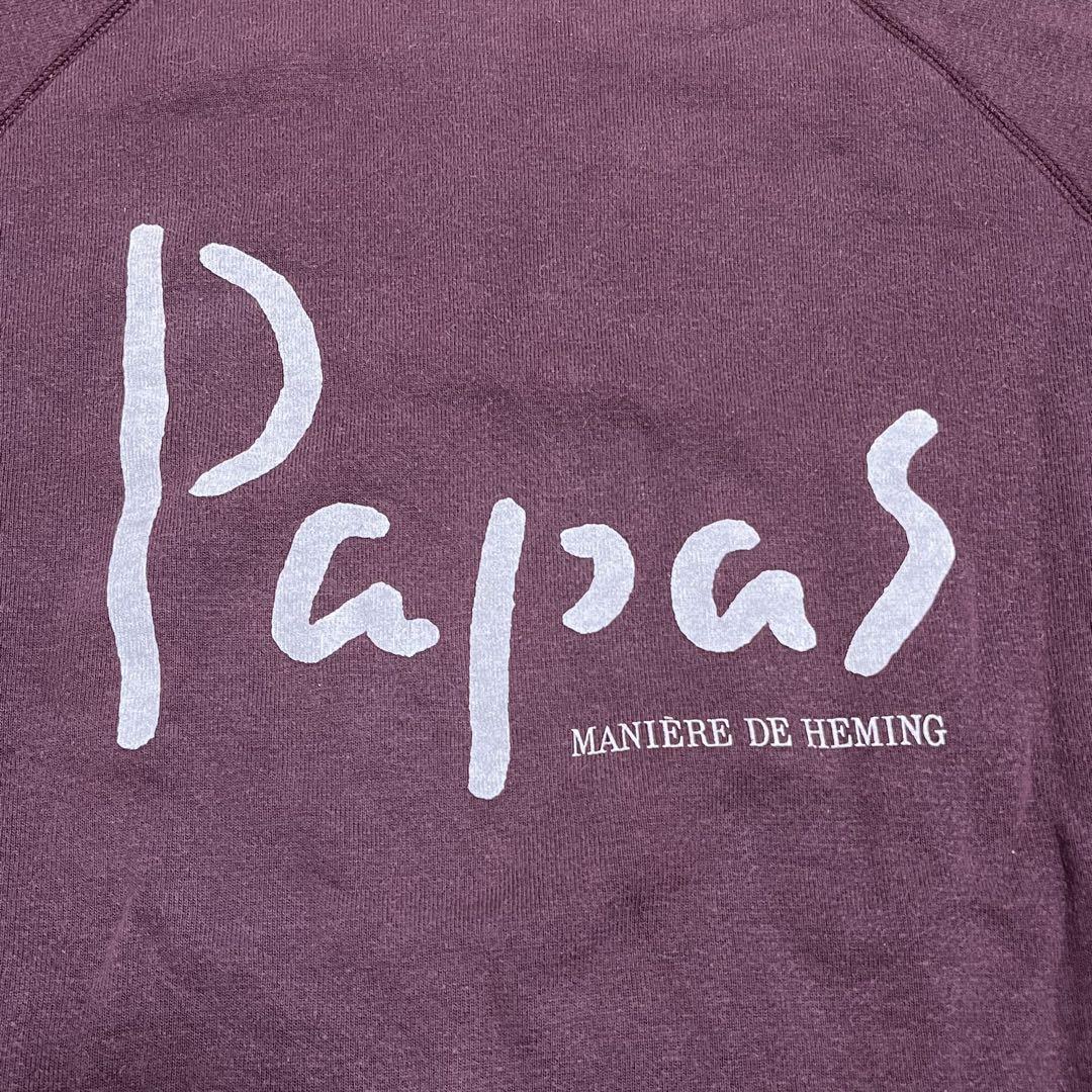 Papas パパス　ロゴ　スウェット　トレーナー