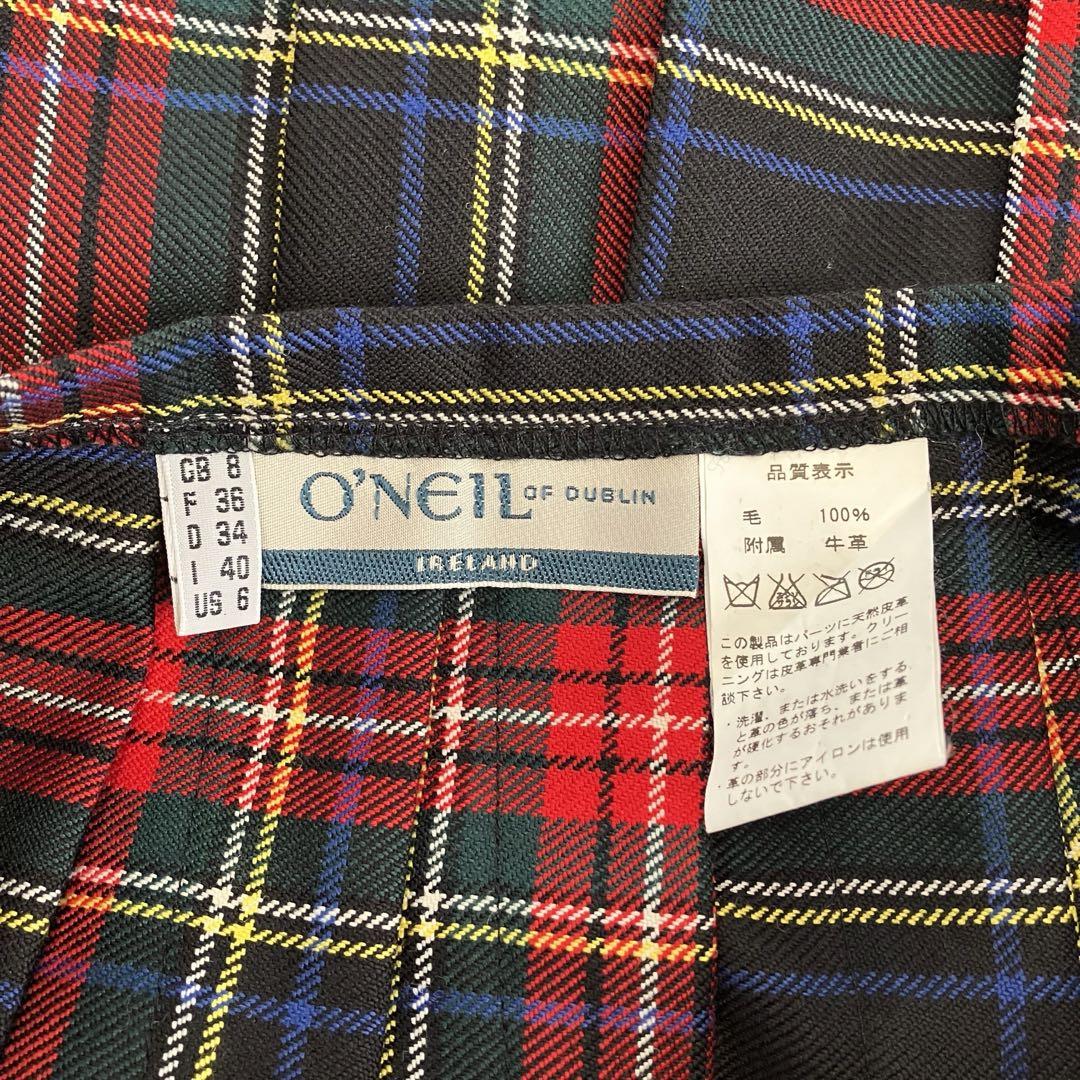 【値下げ】 O'Neill オニールオブダブリン キルトスカート