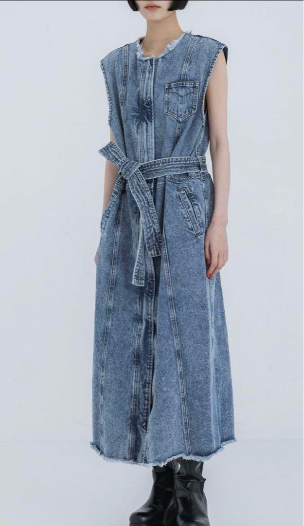 新品 アメリ MANY WAY VERSATILE DENIM COAT デニム AMERI⭐︎MANY WAY VERSATILE DENIM COAT - メルカリ