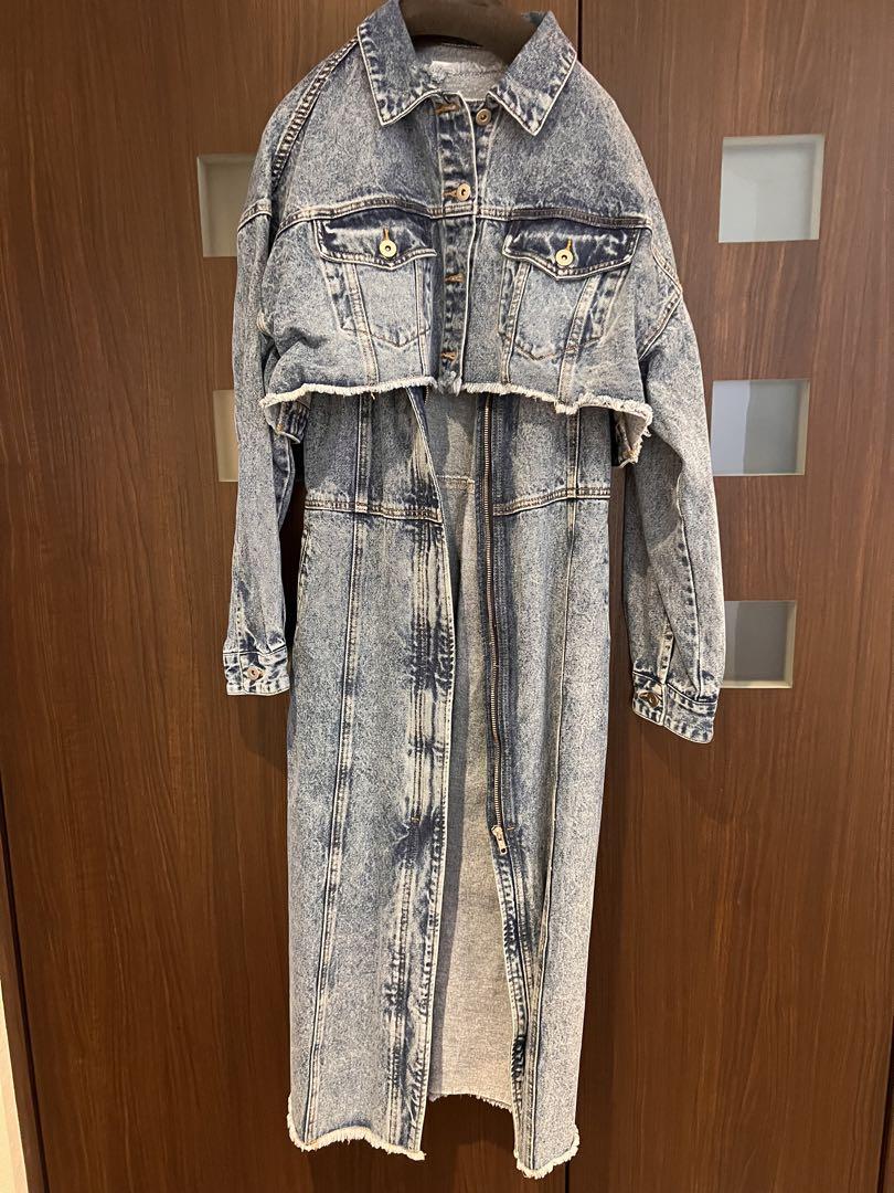 新品 アメリ MANY WAY VERSATILE DENIM COAT デニム AMERI⭐︎MANY WAY VERSATILE DENIM COAT - メルカリ