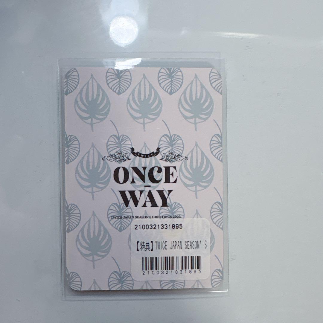 TWICE ONCE WAY 2022シーグリ トレカ サナ TWICE サナ シーグリ 2022 once way 特典 トレカ - メルカリ
