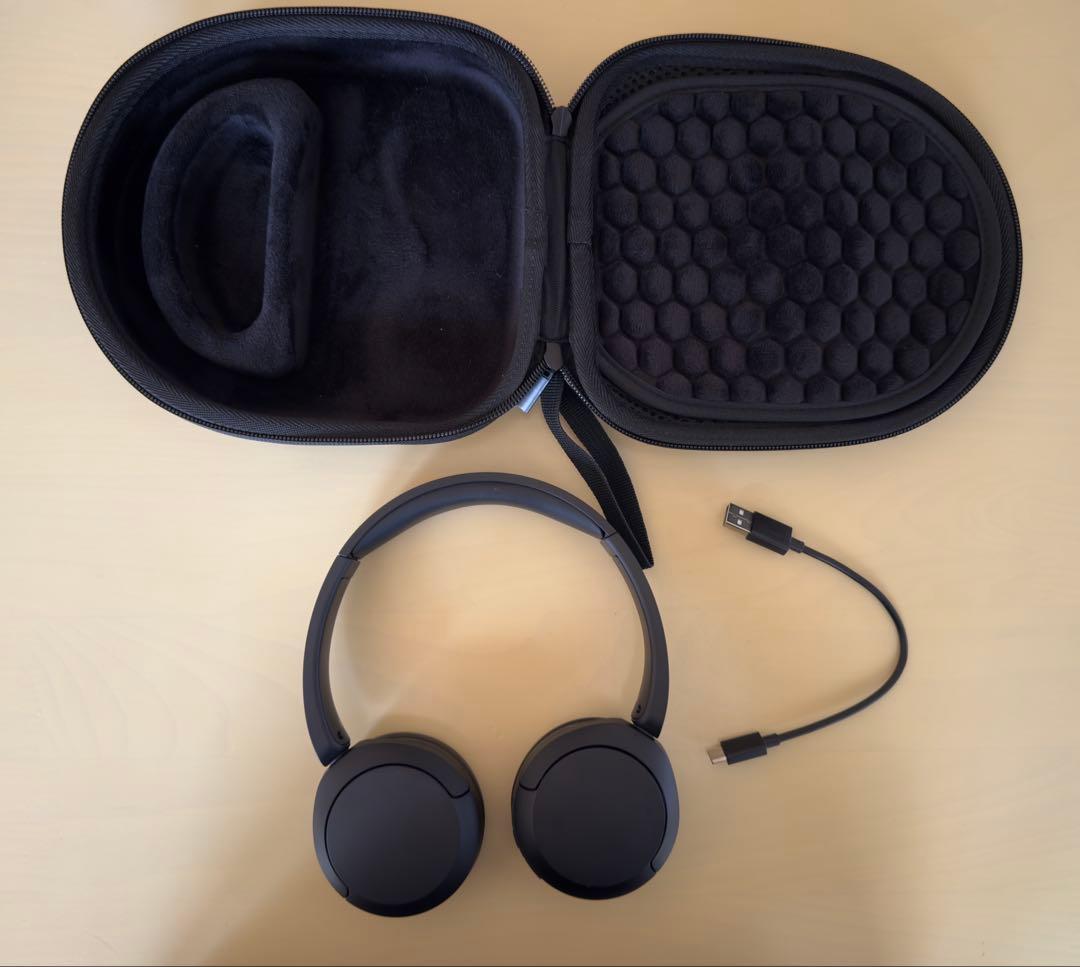 WH-CH520 ワイヤレスヘッドホン ブラック