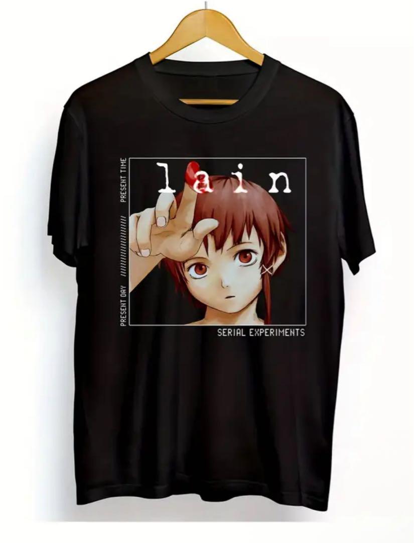 Serial Experiments Lain Tシャツ ブラック - メルカリ