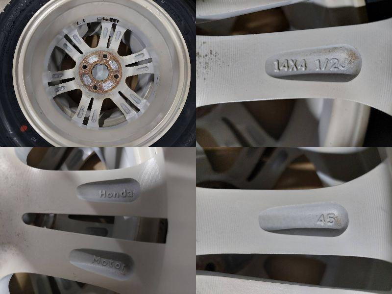 新品スタッドレスタイヤ ホンダ N-BOX純正 ヨコハマ アイスガード