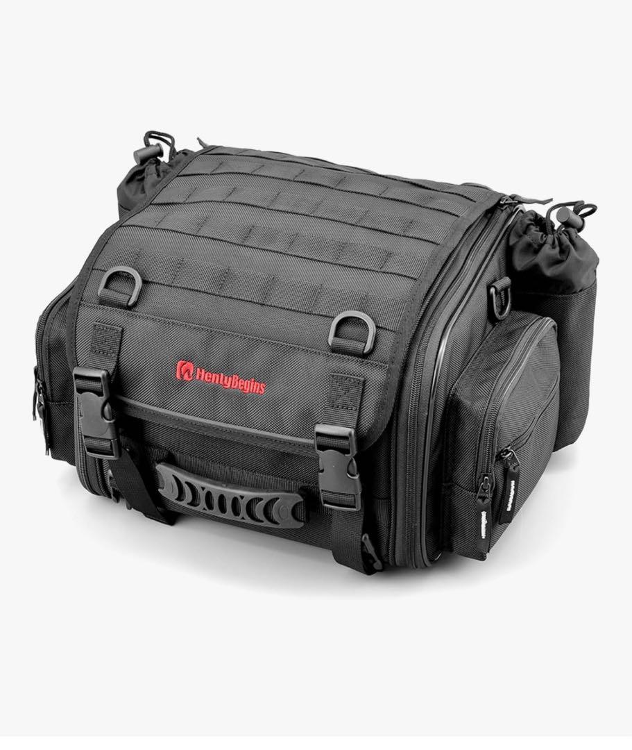 ヘンリービギンズ　デイトナ バイク用 ツーリングシートバッグ BASIC S 黒