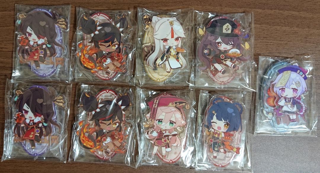 【９点】原神　スイパラコラボ　アクスタ