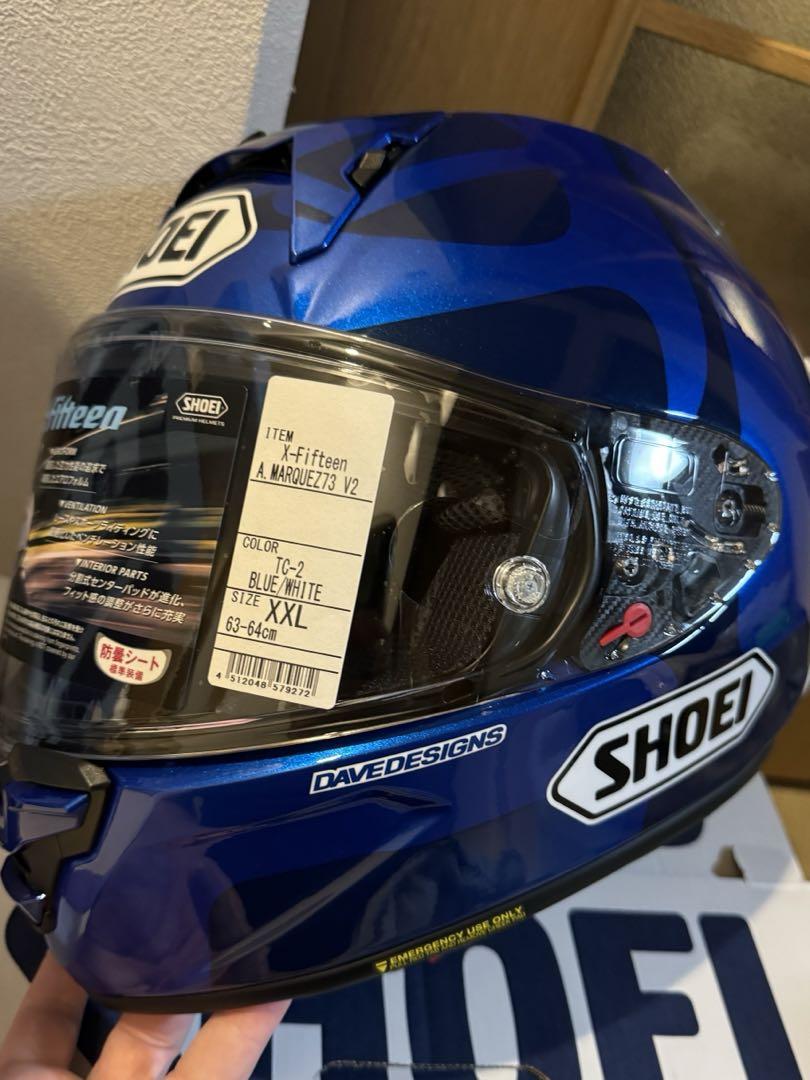 ショウエイ　エックスフィフティーン　アレックスマルケス　XXL新品　レプリカ