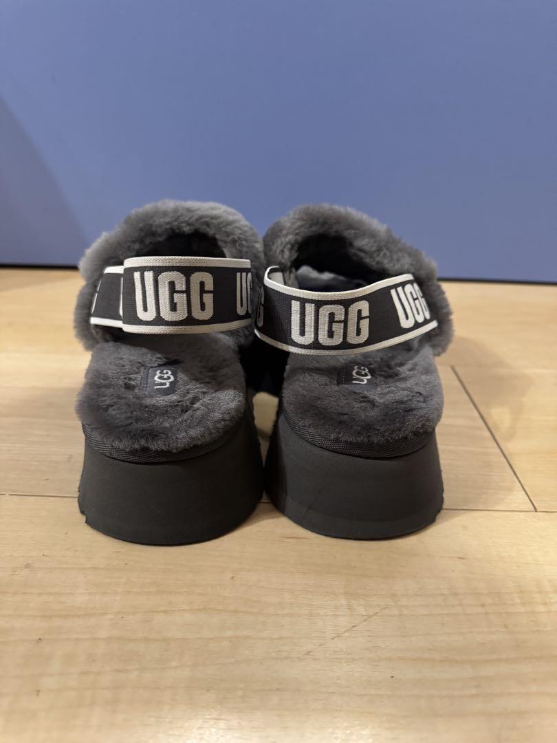 UGG グレー 厚底ファーサンダル　23cm UGG グレー 厚底ファーサンダル 23cm 靴