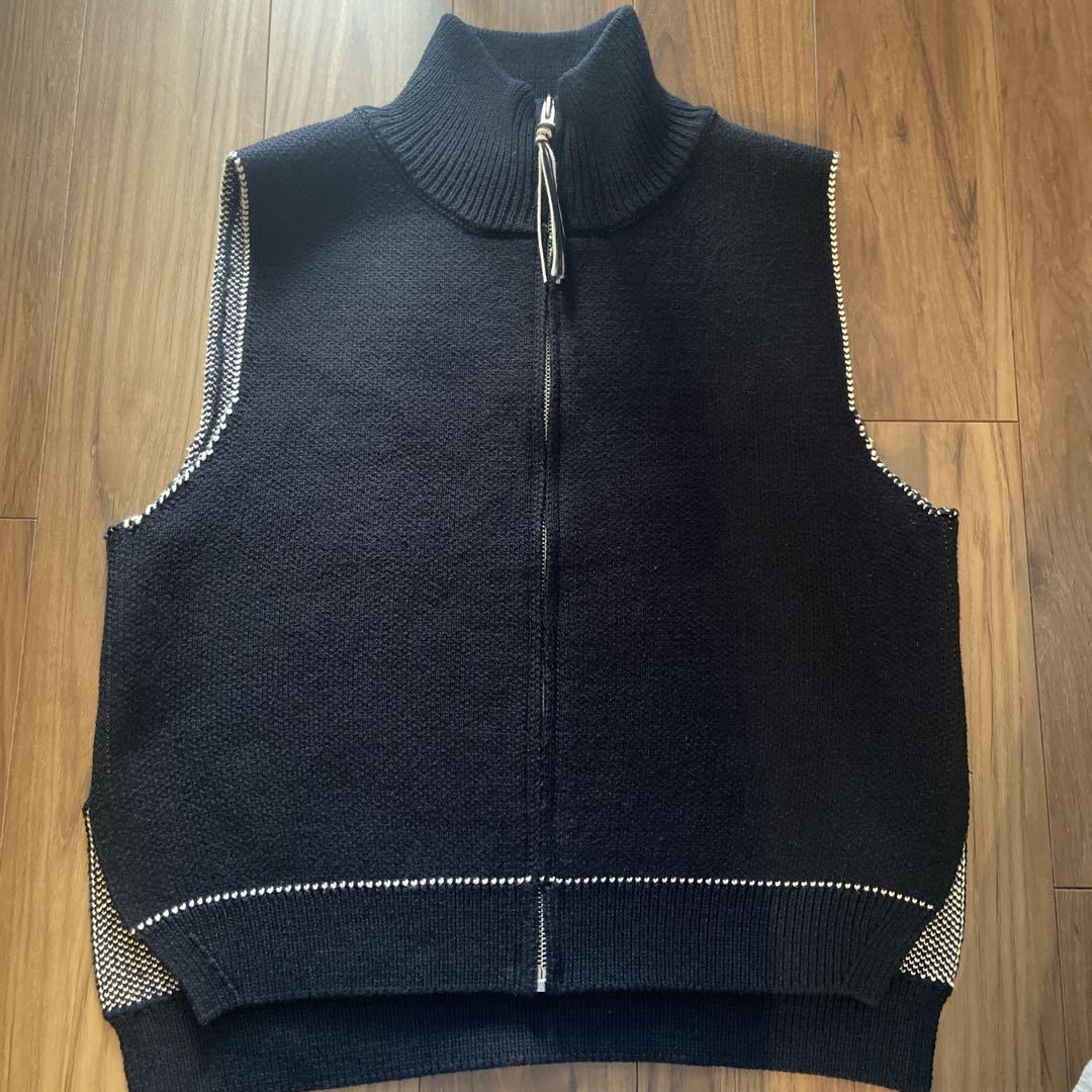 アンバーグリーム Fringe Vest Sweater/フリンジベストセーター メンズ