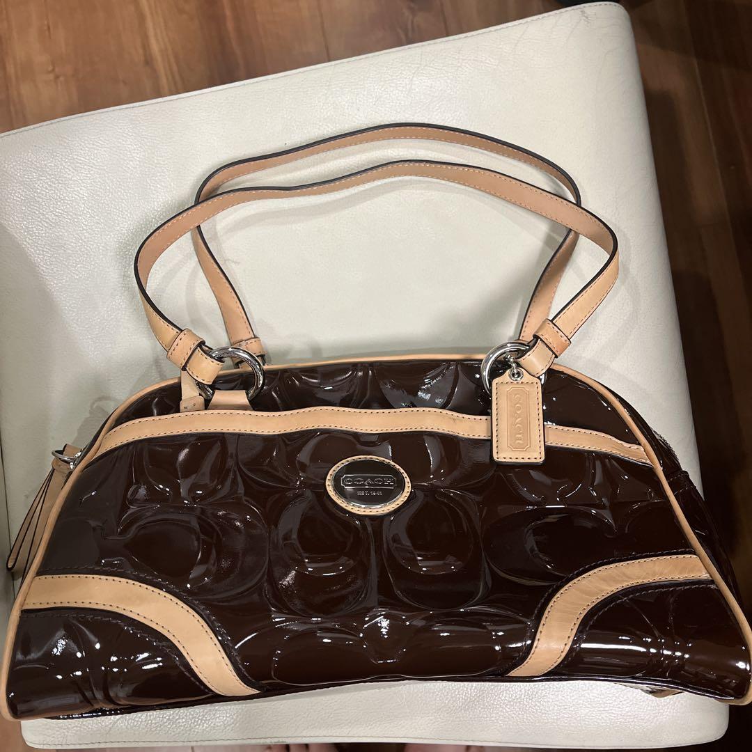 コーチ　COACH バッグ　茶色　ショルダーバッグ　ハンドバッグ