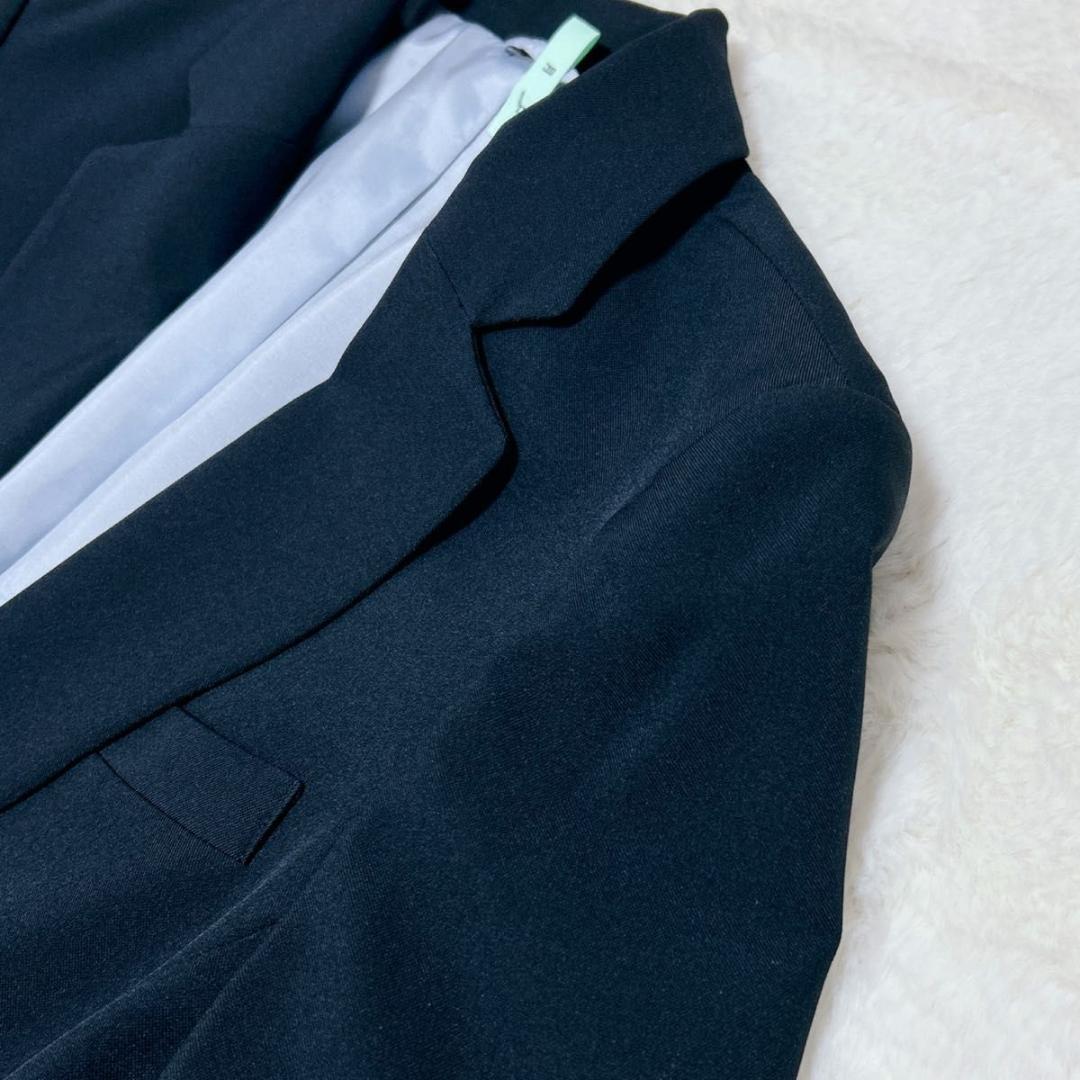 美品　P.S.FA パンツスーツ　セットアップ 　ネイビー　上М　下L