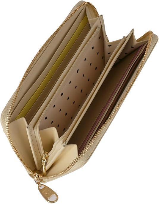 ツモリチサト] 長財布 束入れ ラブワッペン お財布 アイボリー