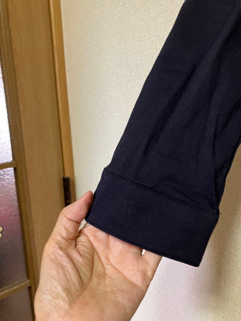 NEWYORKER ニューヨーカー　ポロシャツ　カットソー　ネイビー　M