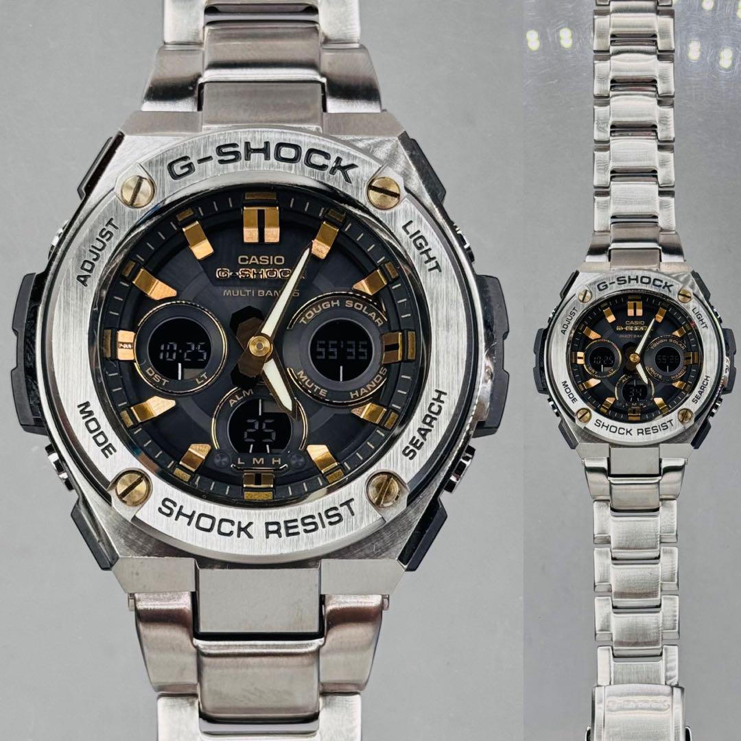 G-SHOCK】G-STEEL GST-W310-1AJF ミドルサイズ 電波ソーラーの