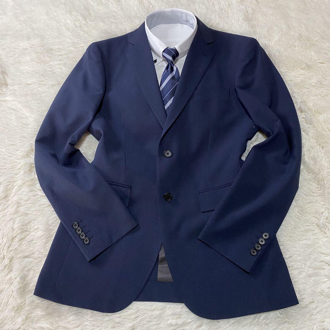 【新品】ORIHICA オリヒカ スーツ セットアップ ネイビー 2XL イタリア製生地 ORIHICA オリヒカ セットアップスーツ メンズ
