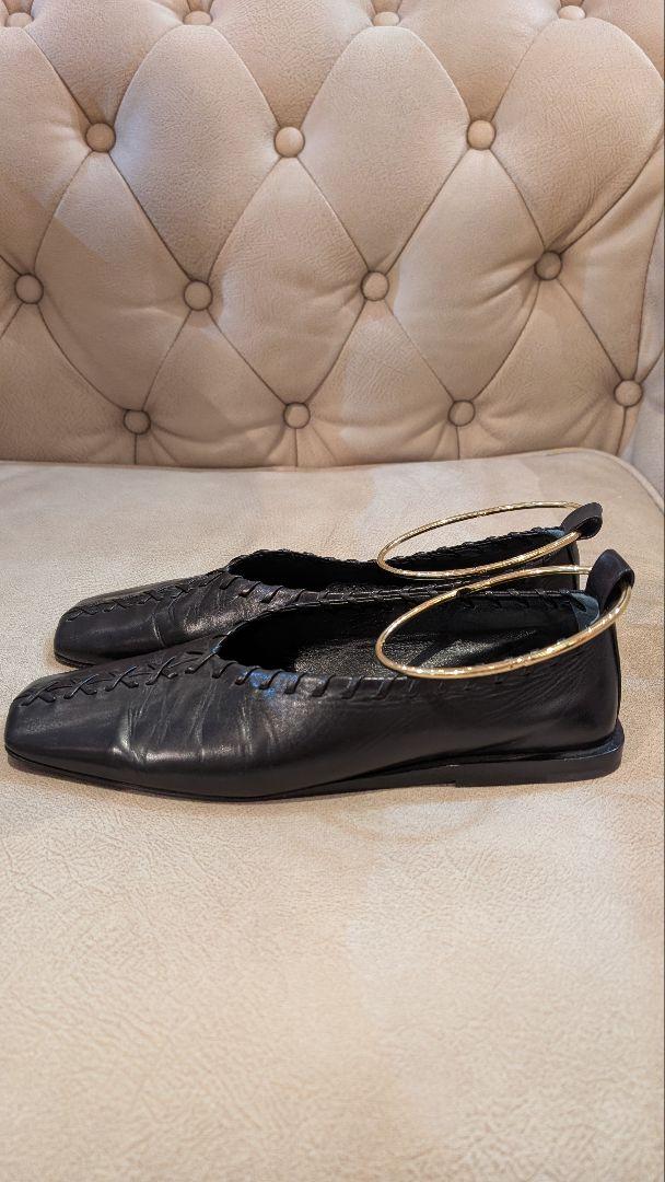 専用JIL SANDER メタルアンクレット バレリーナパンプス 38