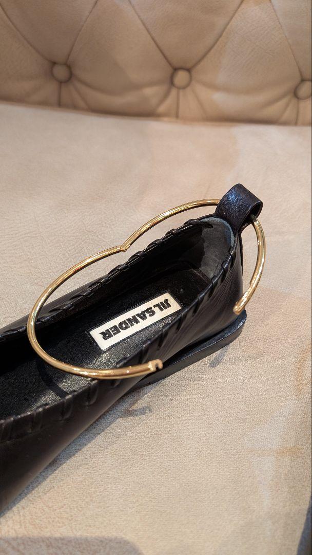専用JIL SANDER メタルアンクレット バレリーナパンプス 38