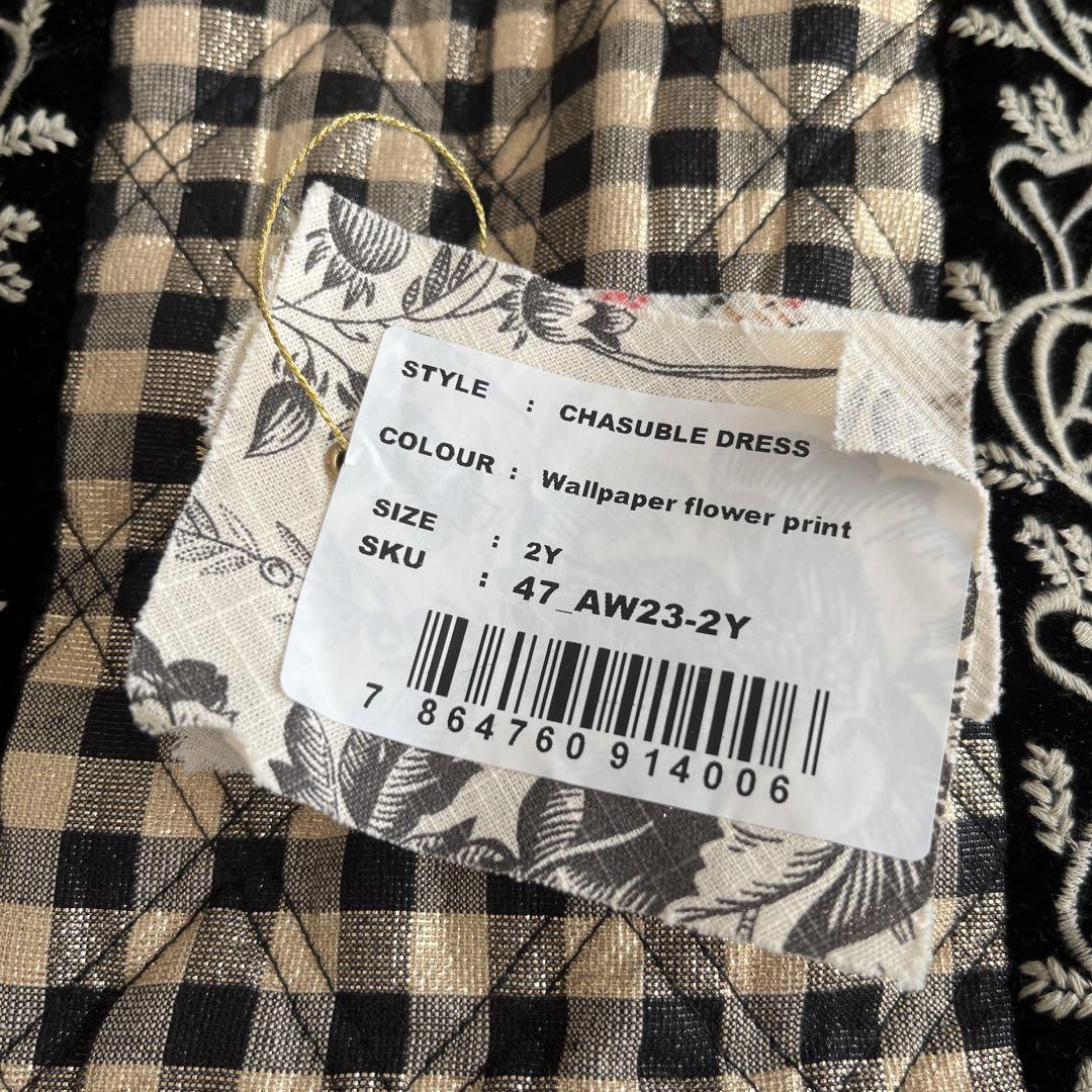 新品未使用bonjour diary 2Y chasuble dress